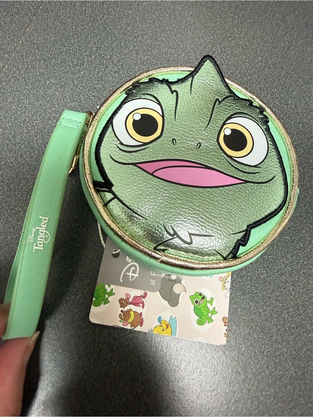 Disney x Primark Pascal Green Wristlet Coin Purse *NWT